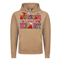 Vintage Coffee nursing is a work of heart Vintage Hoodie - OliviaCreatesArt