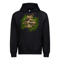 Black camouflage glitter patch Urban Hoodie - AdoDesignShop