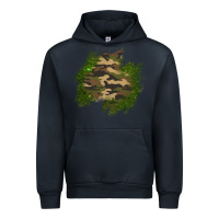 Navy camouflage glitter patch Urban Hoodie - AdoDesignShop