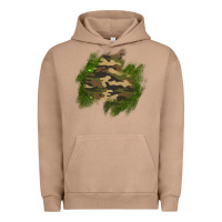 Pigment Burro camouflage glitter patch Urban Hoodie - AdoDesignShop