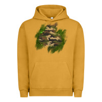 Pigment Peanut Butter camouflage glitter patch Urban Hoodie - AdoDesignShop