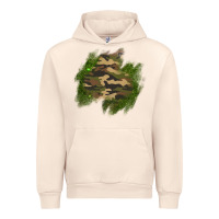 Sandshell camouflage glitter patch Urban Hoodie - AdoDesignShop