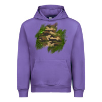 Tulip camouflage glitter patch Urban Hoodie - AdoDesignShop