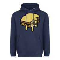Navy foodie t  shirt grilled cheese sandwich t  shirt Heavyweight Hoodie - longCreatives