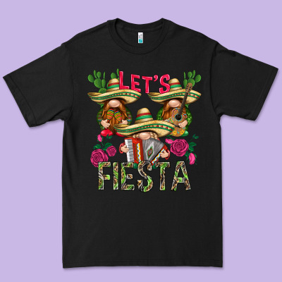 Let's Fiesta With Gnomes Premium Tee Designed By Nancycooperartshop