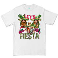 White Let's Fiesta with gnomes Premium Tee - NancyCooperArtShop