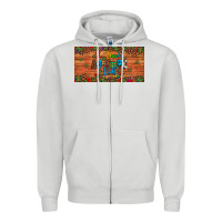 Dove Grey i teach au some kids license plate Zipper Hoodie - Artiststas