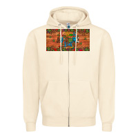 Sandshell i teach au some kids license plate Zipper Hoodie - Artiststas