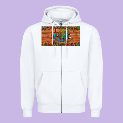 I Teach Au Some Kids License Plate Zipper Hoodie Designed By Artiststas