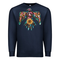 Navy pinky western sunflower thunderbird Premium Sweatshirt - BarkalooDesign