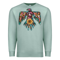 Seafoam pinky western sunflower thunderbird Premium Sweatshirt - BarkalooDesign