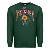 Sports Green pinky western sunflower thunderbird Premium Sweatshirt - BarkalooDesign