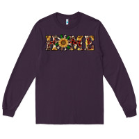 Plum christmas home with windmill Long Sleeve Tee - RanaPortraitStore