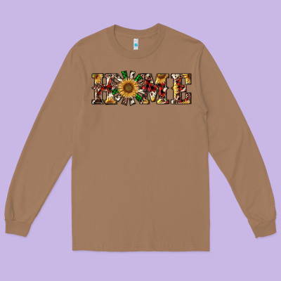 Christmas Home With Windmill Long Sleeve Tee Designed By Ranaportraitstore