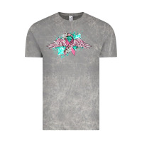 Cloud Rock cancer ribbon with angel wings Vintage Tee - CowGirlArtShop