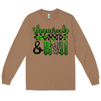 Toasted Coconut St. Patrick's Day Shamrock and roll Long Sleeve Tee - OliviaCreatesArt