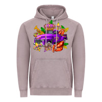 Vintage Zinc mardi gras truck olivia Vintage Hoodie - OliviaCreatesArt