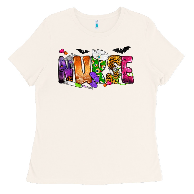 Nurse Halloween Ladies Tee by NancyCooperArtShop | Teevron