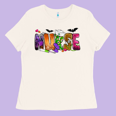 Nurse Halloween Ladies Tee Designed By Nancycooperartshop