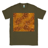 Army Green glitter cowhide Classic Tee - TumblerDesignByShophia