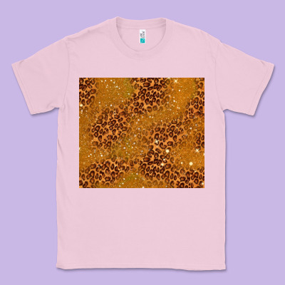 Glitter Cowhide Classic Tee Designed By Tumblerdesignbyshophia
