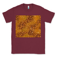 Burgundy glitter cowhide Classic Tee - TumblerDesignByShophia