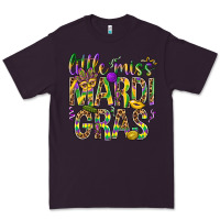 Plum Little miss Mardi Gras Premium Tee - NancyCooperArtShop