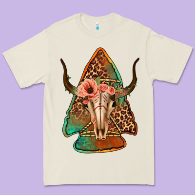 Bullskull Arrowhead Premium Tee Designed By Jasminsmagicworld
