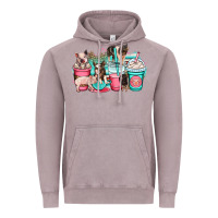 Vintage Zinc pig coffee cups Vintage Hoodie - OliviaCreatesArt
