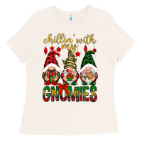 Bone Chillin' with my gnomes Ladies Tee - NancyCooperArtShop