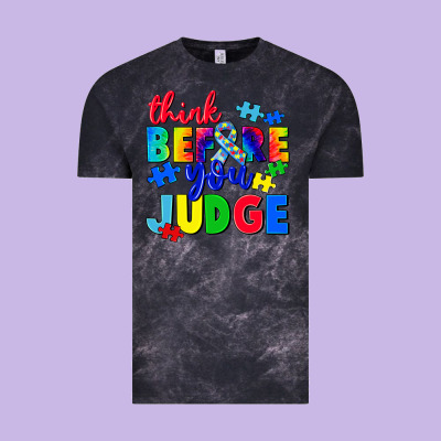 Think Before You Judge Vintage Tee Designed By Cowgirlartshop