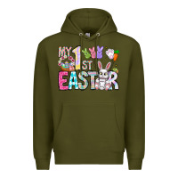 Army Green My 1st Easter Premium Hoodie - CowhideDigitalArt