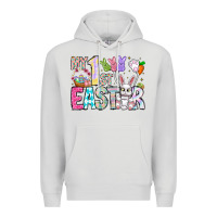Dove Grey My 1st Easter Premium Hoodie - CowhideDigitalArt
