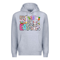 Heather Grey My 1st Easter Premium Hoodie - CowhideDigitalArt