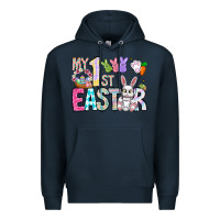 Navy My 1st Easter Premium Hoodie - CowhideDigitalArt