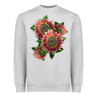 4 Crimson Blaze Sunflower Heavyweight Sweatshirt | Teevron