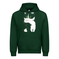 Forest Green tuxedo cat t  shirt tuxedo cat t  shirt Urban Hoodie - longCreatives