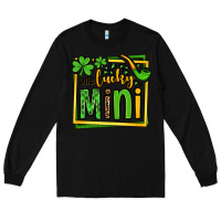 Black One lucky mini St. Patrick's Long Sleeve Tee - OliviaCreatesArt