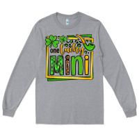 Heather Grey One lucky mini St. Patrick's Long Sleeve Tee - OliviaCreatesArt