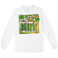 White One lucky mini St. Patrick's Long Sleeve Tee - OliviaCreatesArt
