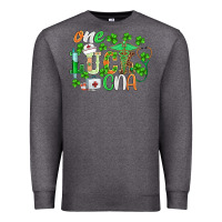 Charcoal Heather st.patricks one lucky cna  nurse Premium Sweatshirt - BarkalooDesign