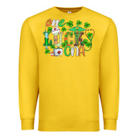 Lemon st.patricks one lucky cna  nurse Premium Sweatshirt - BarkalooDesign