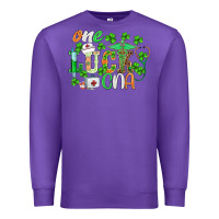 Purple st.patricks one lucky cna  nurse Premium Sweatshirt - BarkalooDesign