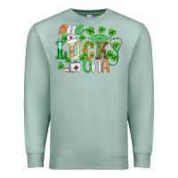 Seafoam st.patricks one lucky cna  nurse Premium Sweatshirt - BarkalooDesign