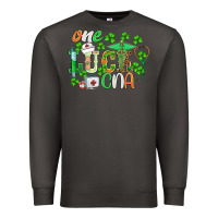 Smoke st.patricks one lucky cna  nurse Premium Sweatshirt - BarkalooDesign