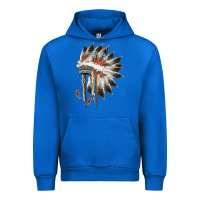 Cobalt indian headress Urban Hoodie - AdoDesignShop
