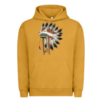 Pigment Peanut Butter indian headress Urban Hoodie - AdoDesignShop