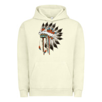 Pigment Pistachio indian headress Urban Hoodie - AdoDesignShop