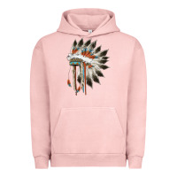 Pigment Salmon indian headress Urban Hoodie - AdoDesignShop