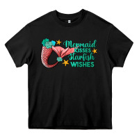Black mermaid kisses starfish wishes Heavy Core Tee - JahusDesignShop